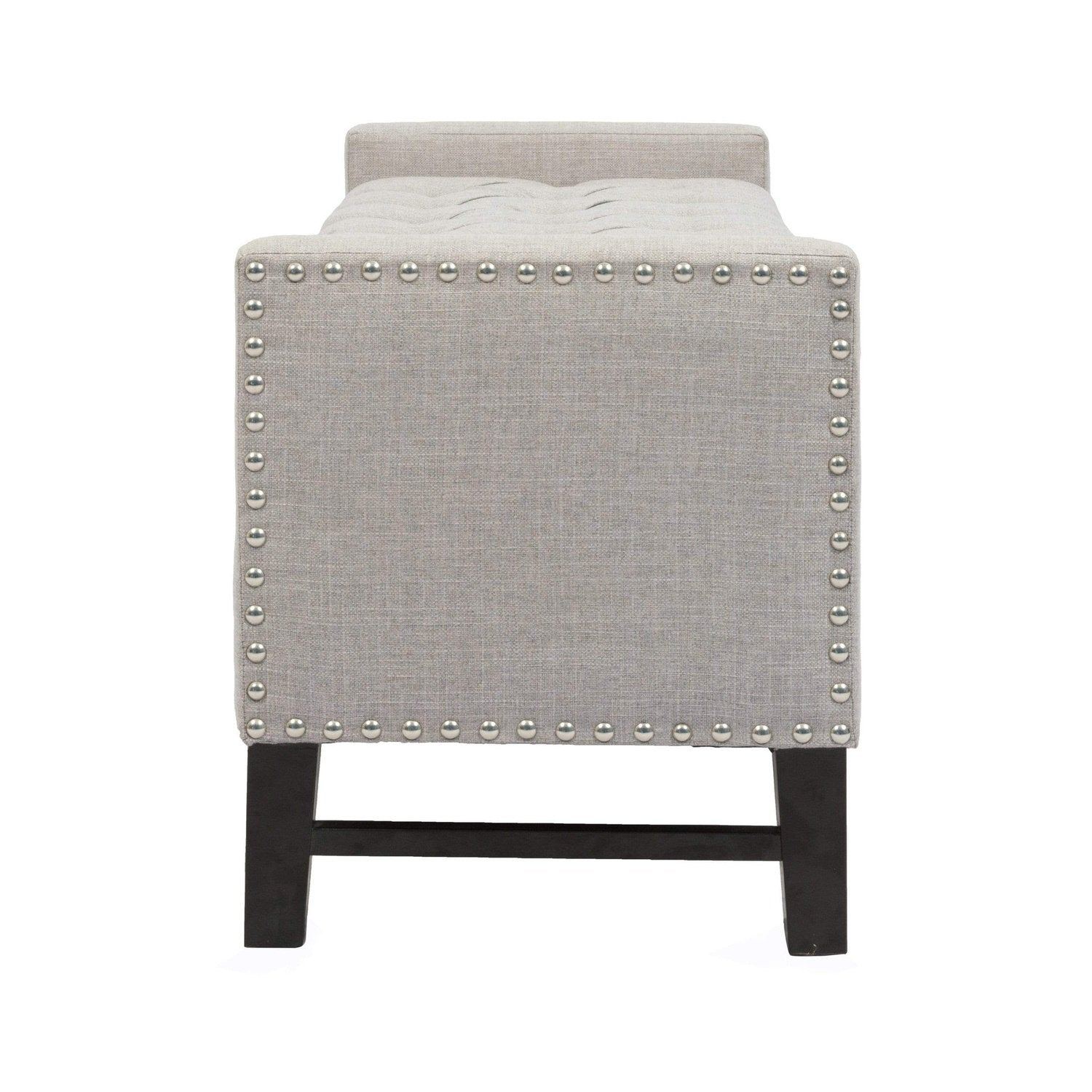 Baypoint linen upholstered side chair in espresso hot sale