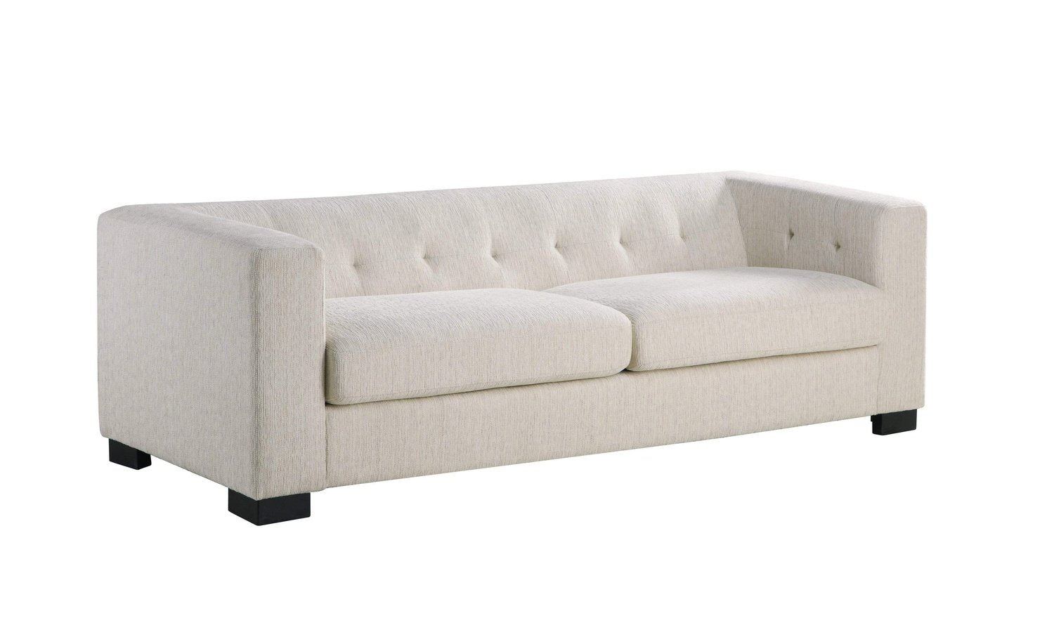 Iconic Home Limoges Chenille Upholstered Sofa Chic Home