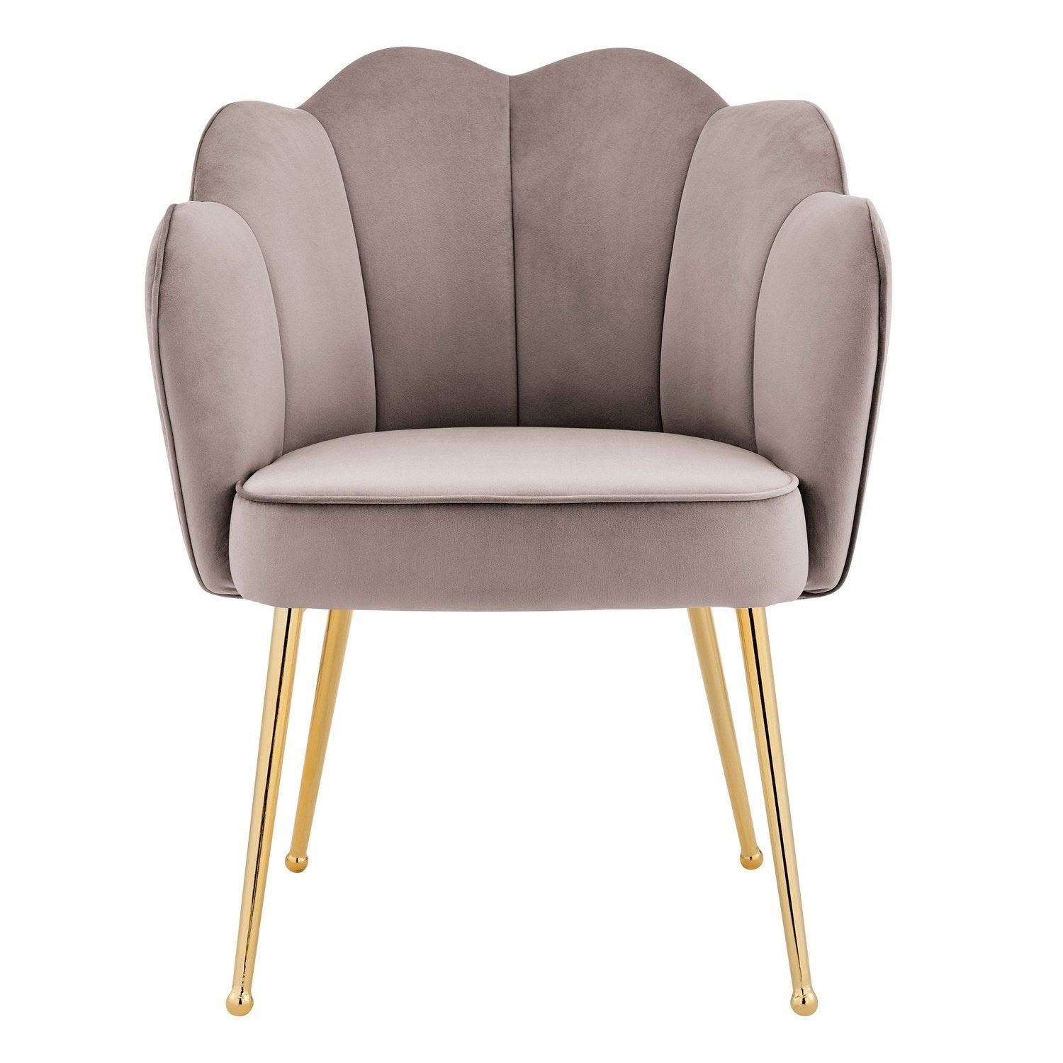 Scallop chair online grey